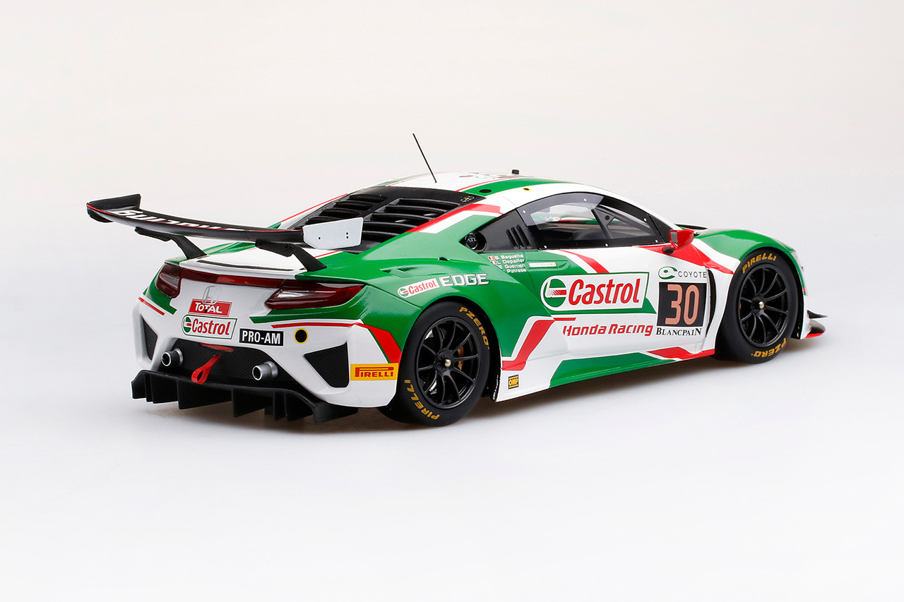 1/18 Top Speed Acura Honda NSX GT3 #30 2018 24Hr of Spa Castrol
