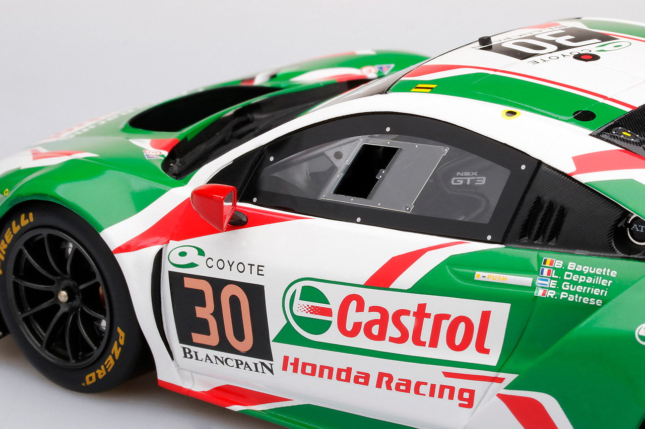 1/18 Top Speed Acura Honda NSX GT3 #30 2018 24Hr of Spa Castrol