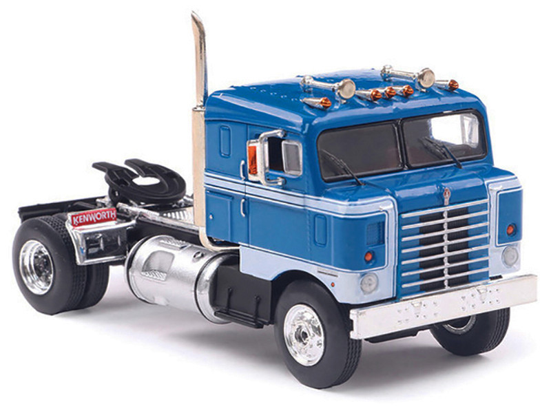 専用ホビー 389 1/64 Ixo 1950 Kenworth Bullnose Semi Truck Gulf (Blue) Diecast Car