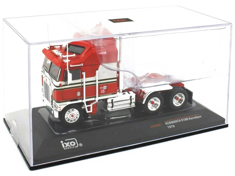 1/64 Ixo 1976 Kenworth K100 Aerodyne Semi Truck (Red) Diecast Car