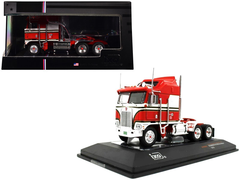 ixo/イクソ ケンワース K100 エアロダイン 1976 ホワイト ブルーライン