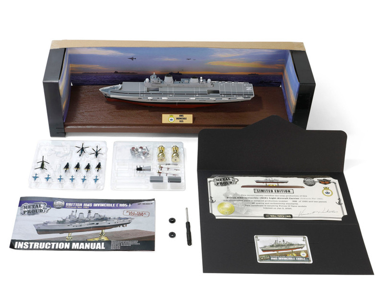 British HMS Invincible (R05) Aircraft Carrier Full-Hull Edition