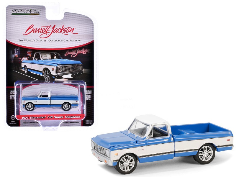 1971 Chevrolet C10 Super Cheyenne Custom Pickup Truck Blue and