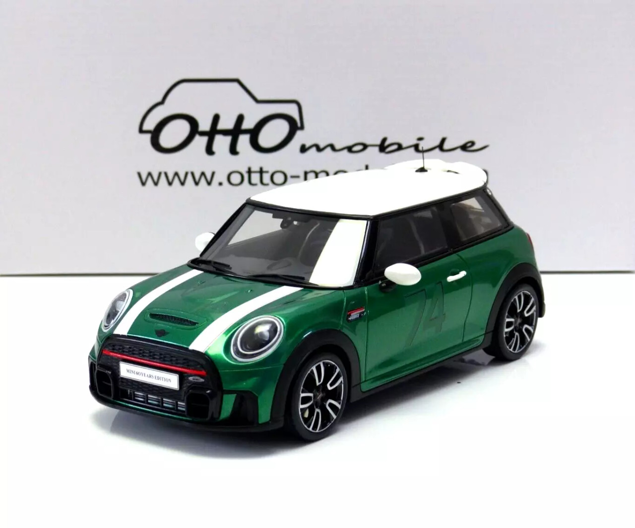 1/18 OTTO 2023 Mini Cooper F56 JCW (Green) Car Model