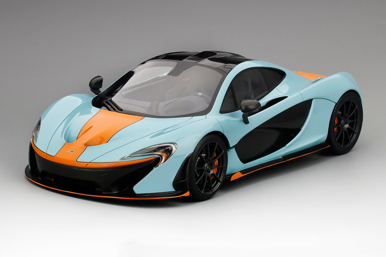 1/12 TSM McLaren P1 Blue / Orange Resin Car Model Limited