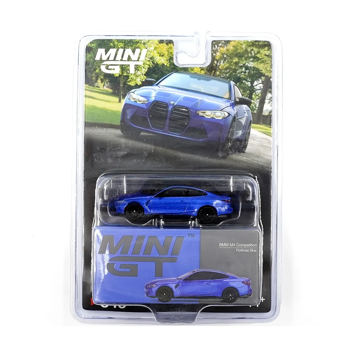 1/64 Mini GT BMW M4 Competition (G82) (Portimao Blue) Diecast Car Model