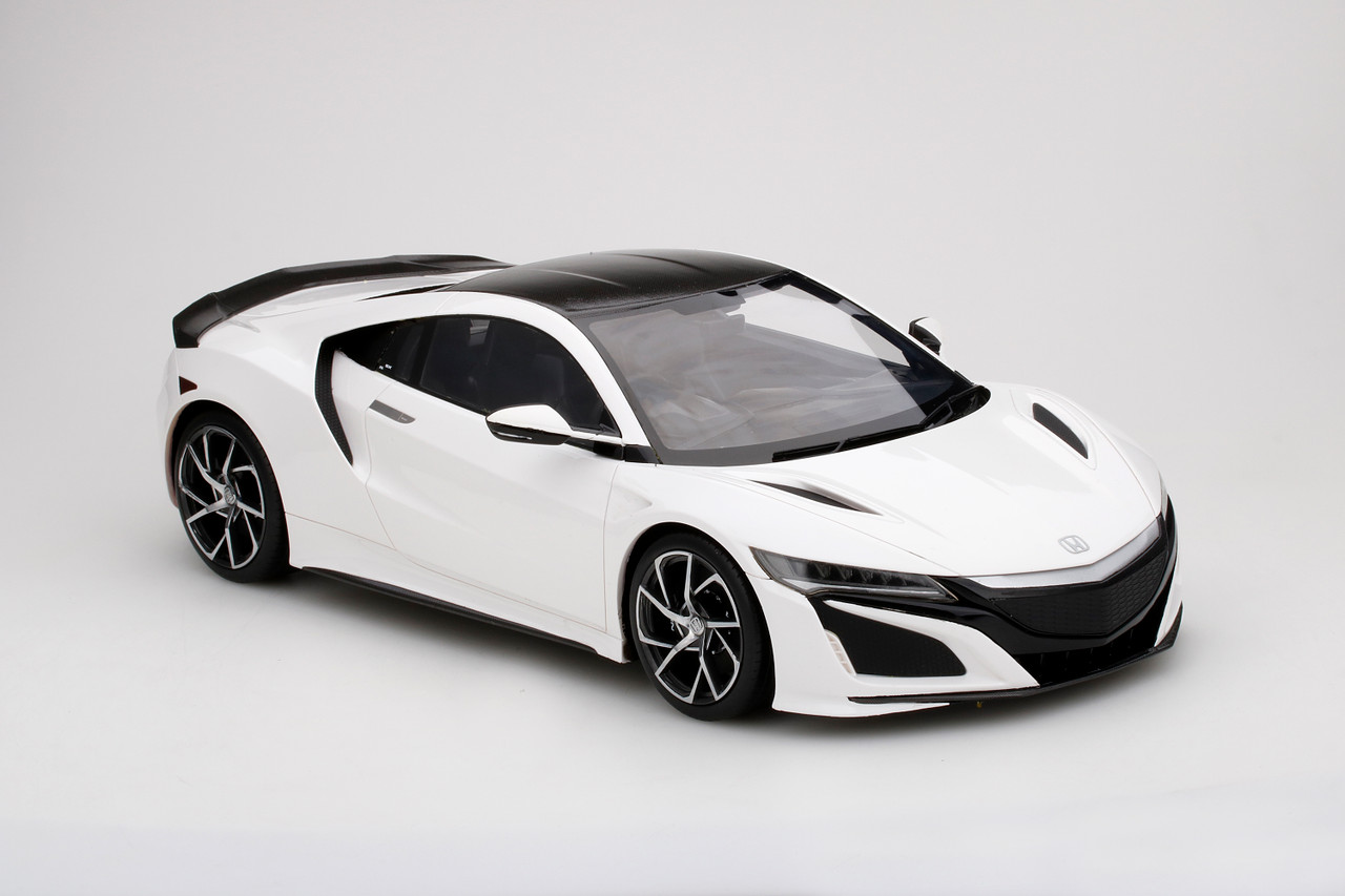 1/12 TSM Honda NSX 130R White w/ Carbon Fiber Package (RHD) Resin Car Model Limited