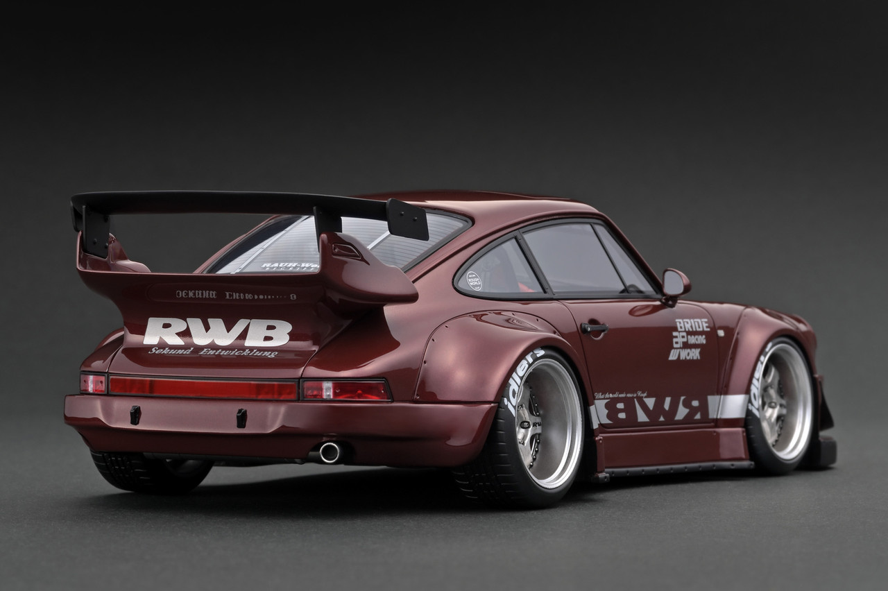 ignitionmodel 930 turbo 赤 Preorder] Ignition Model 1:18 Porsche RWB 930 Dark Red