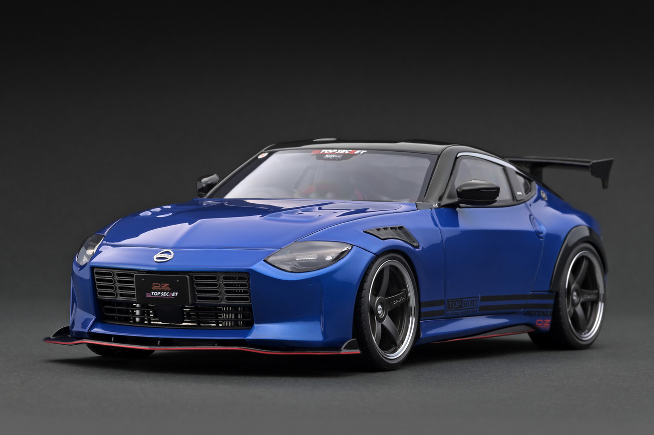 1/18 Ignition Model Nissan Fairlady Z (RZ34) Top Secret (Blue