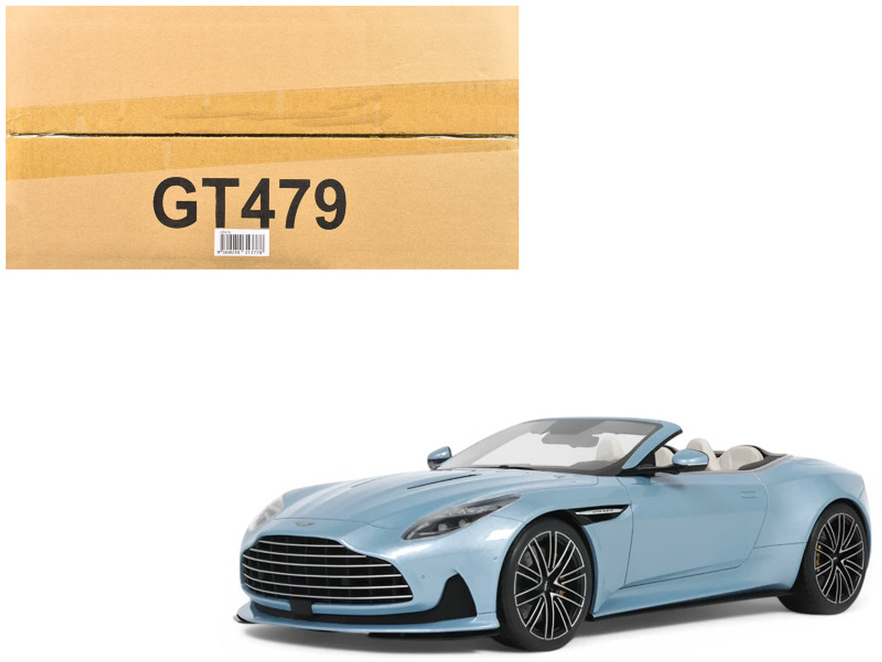 チーター 1/18 GT Spirit 2023 Aston Martin DB12 Volante (Blue) Car