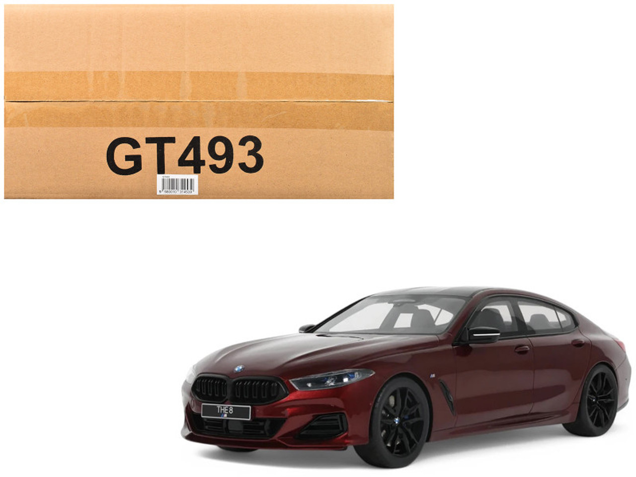 ミニカー GT Spirit Limited Edition BMW M8 1/18 1/18 GT Spirit 2023 BMW 8 Series M850I xDrive (Dark Red) Car