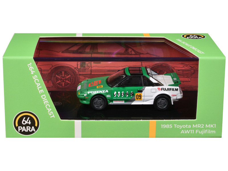 1/64 Paragon 1985 Toyota MR2 MK1 AW11 #09 Diecast Car Model