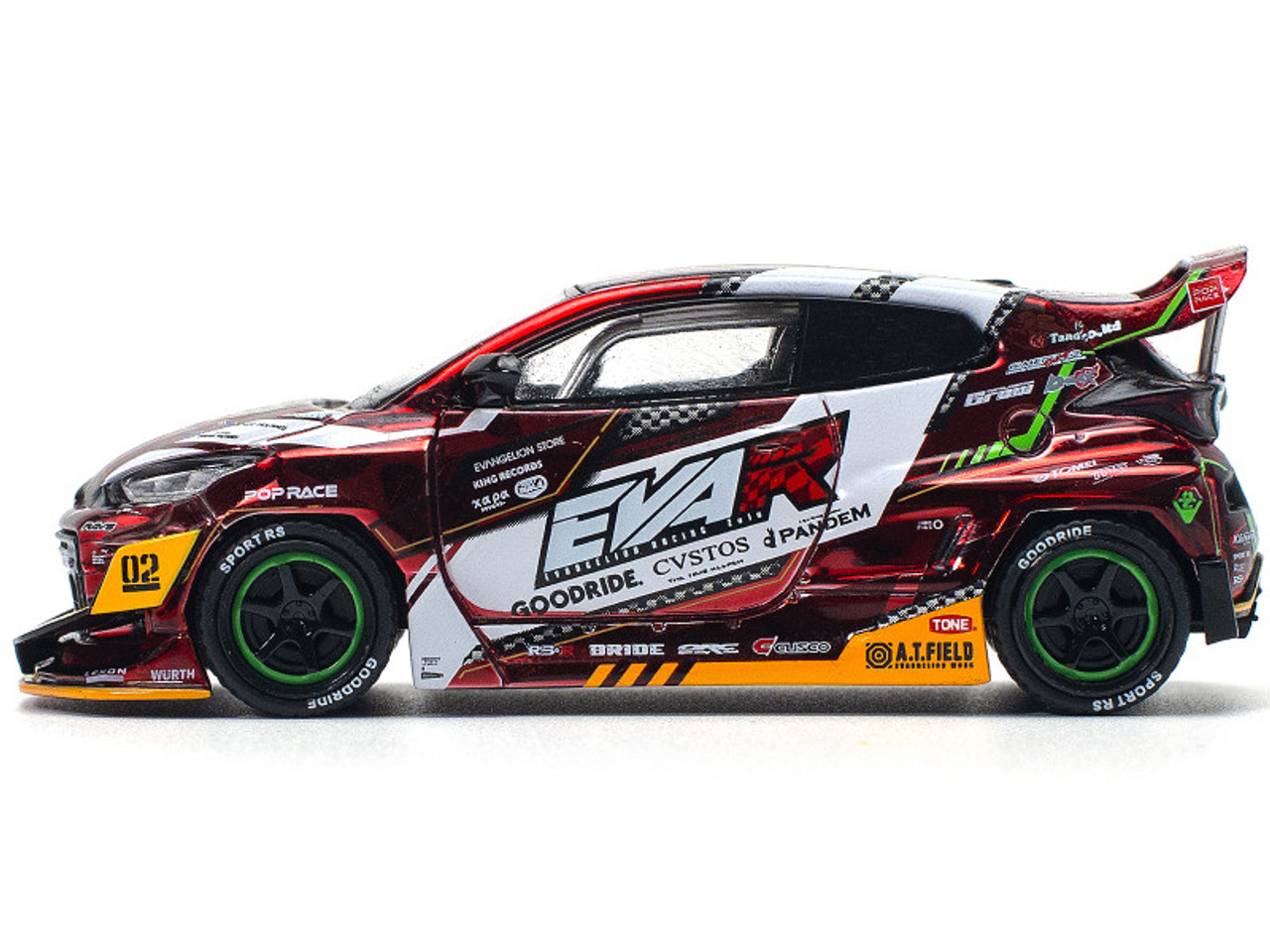 ミニカー POP RACE EVART GR YARIS 1/64 Pop Race Toyota EVA RT Production Model 02 Goodride GR