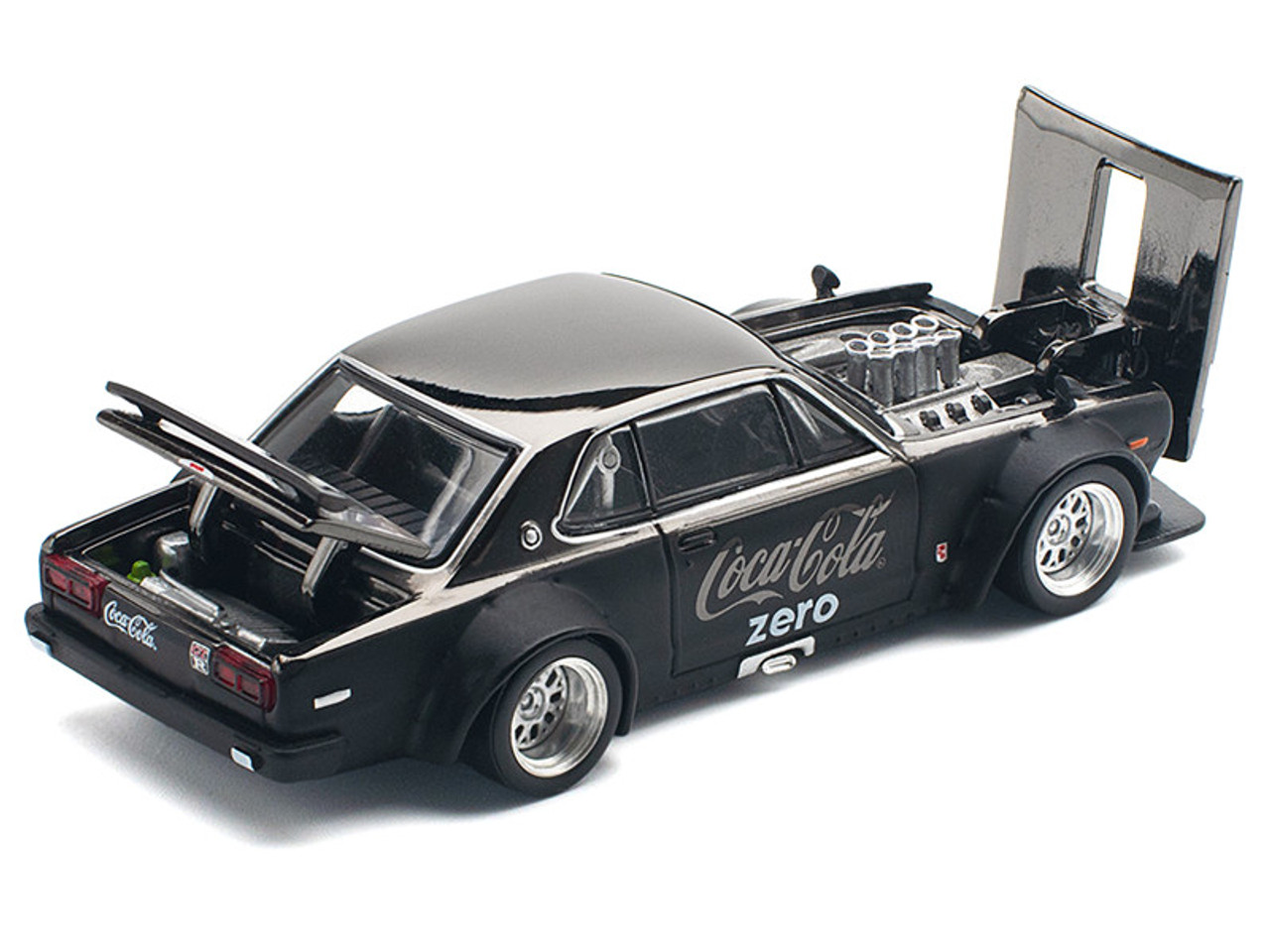 1/64 Pop Race Nissan Skyline GT-R V8 Drift (Hakosuka) Coca