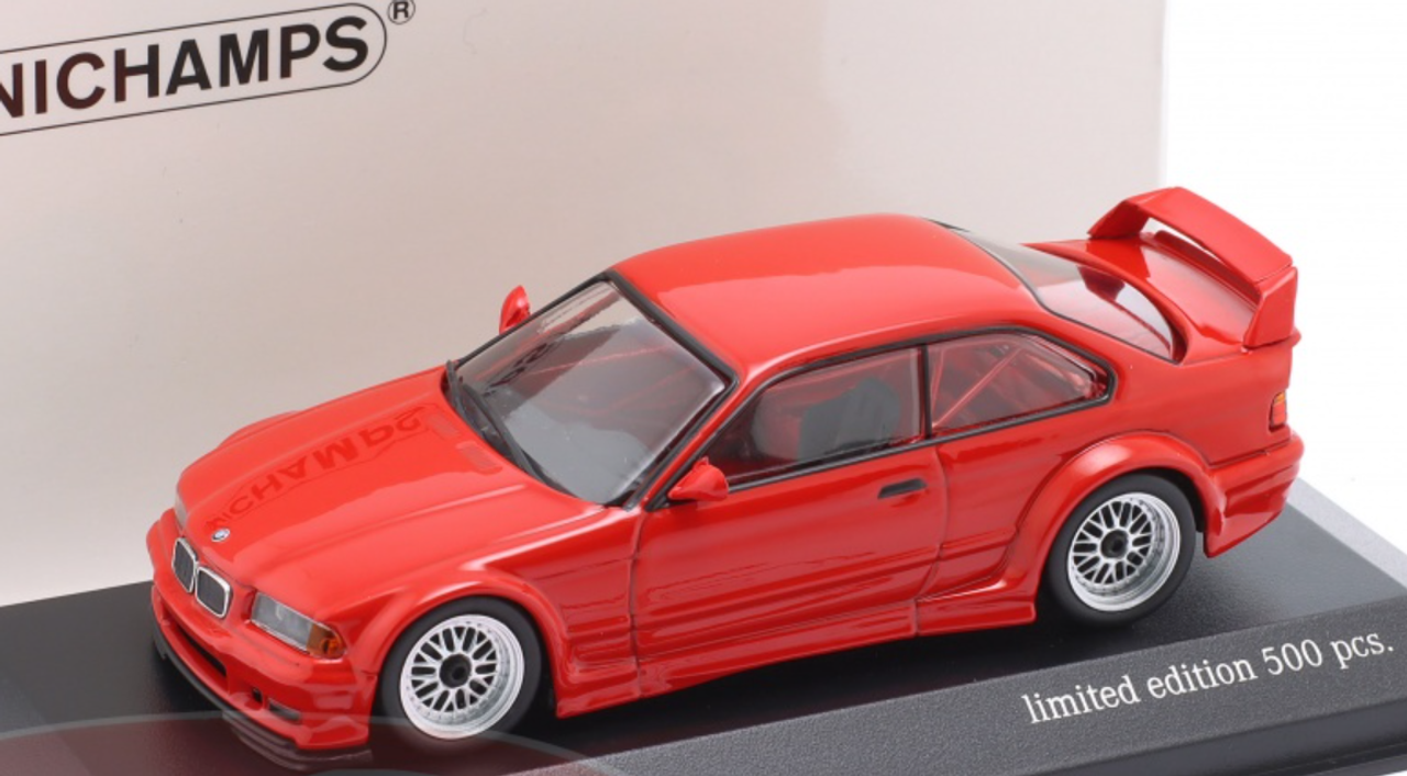 1/43 Minichamps 1993 BMW M3 (E36) GTR (Red) Car Model