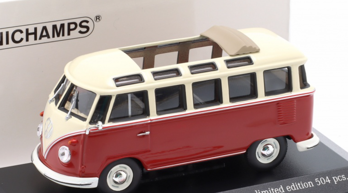 MINICHAMPS 1:43 VW Volkswagen T1 Samba Bulli Bus Dealer Classic 231099300AY3 EUR 79,90 - PicClick DE