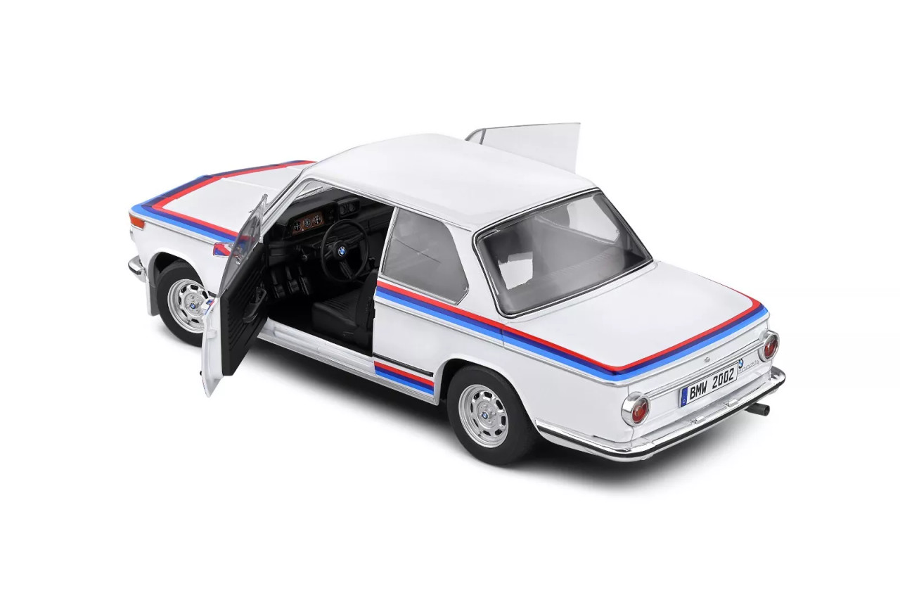 1/18 Solido 1971 BMW 2002 tii Turbo Evocation (White) Diecast Car