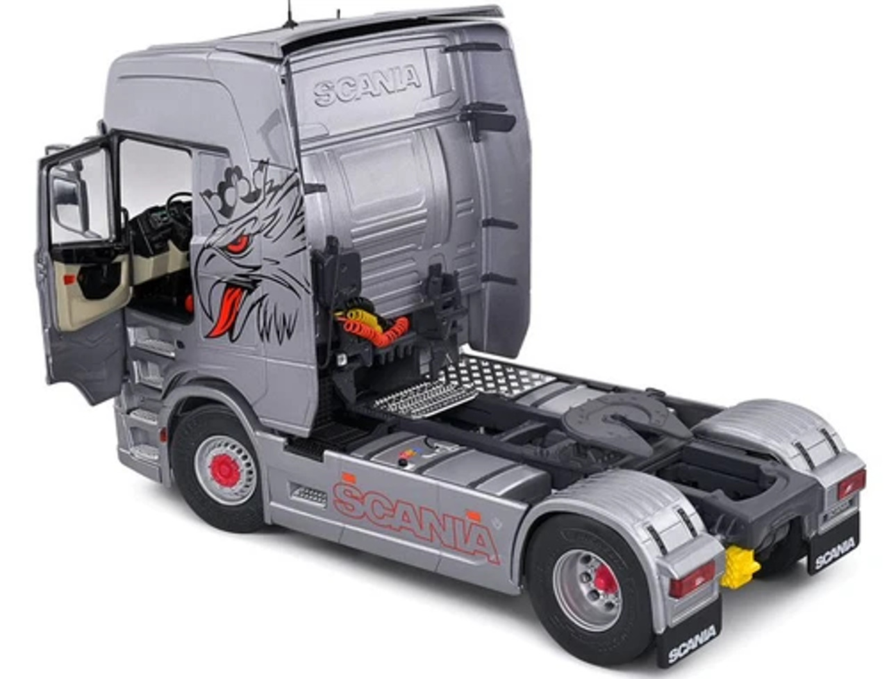 1/24 Solido 2023 Scania 580S Highline Custom Silver Diecast