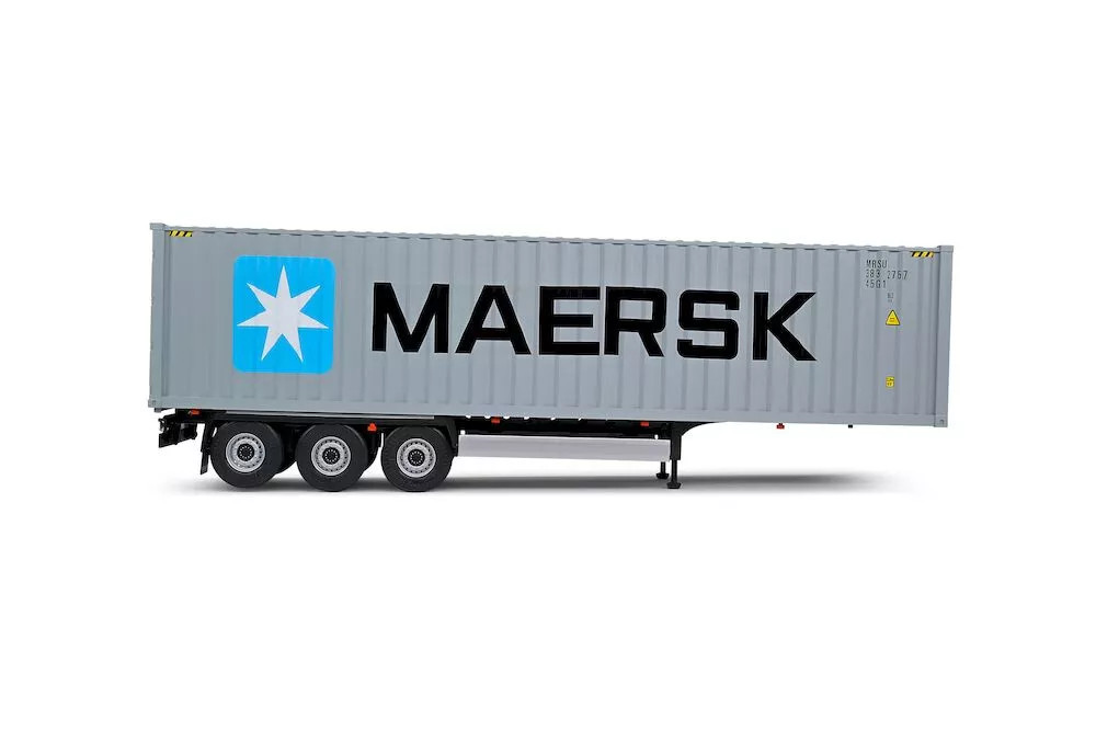 1/24 Solido MAERSK Trailer Container Diecast Model - LIVECARMODEL.com