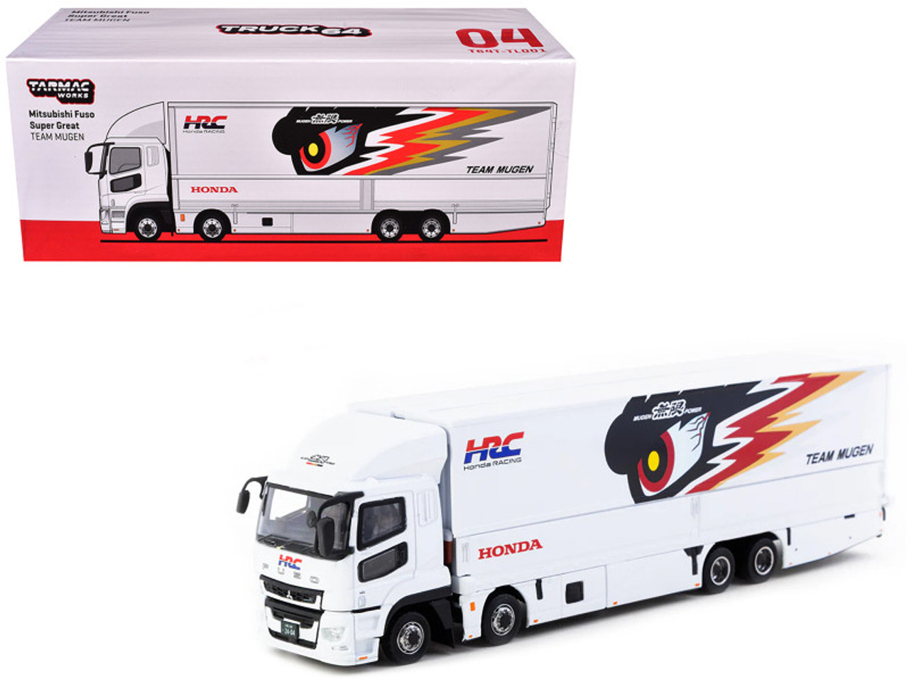 ミニカー Tarmac Works Mitsubishi Fuso Super Great Tarmac Works 1:64 Mitsubishi Fuso Super Great Transporter