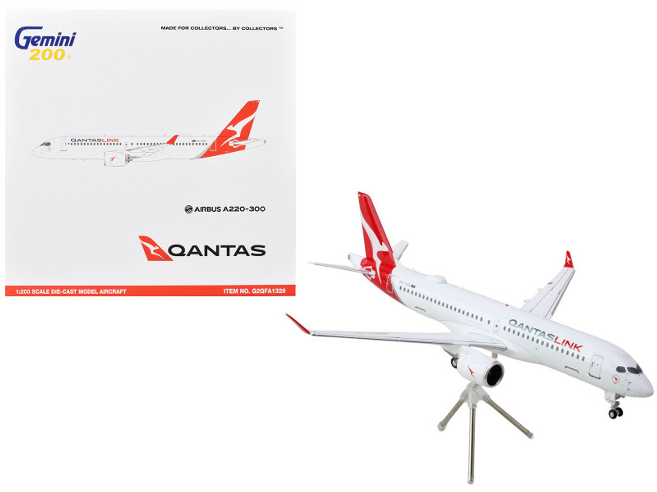 GeminiJets 1:400 カンタス航空 A220-300 VH-X4A GeminiJets 1:400 カンタス航空 A220-300 VH-X4A