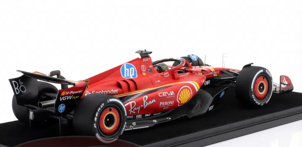 1/18 Looksmart 2024 Formula 1 Ferrari SF-24 No.16 Winner Monza GP 2024 Charles Leclerc Car Model