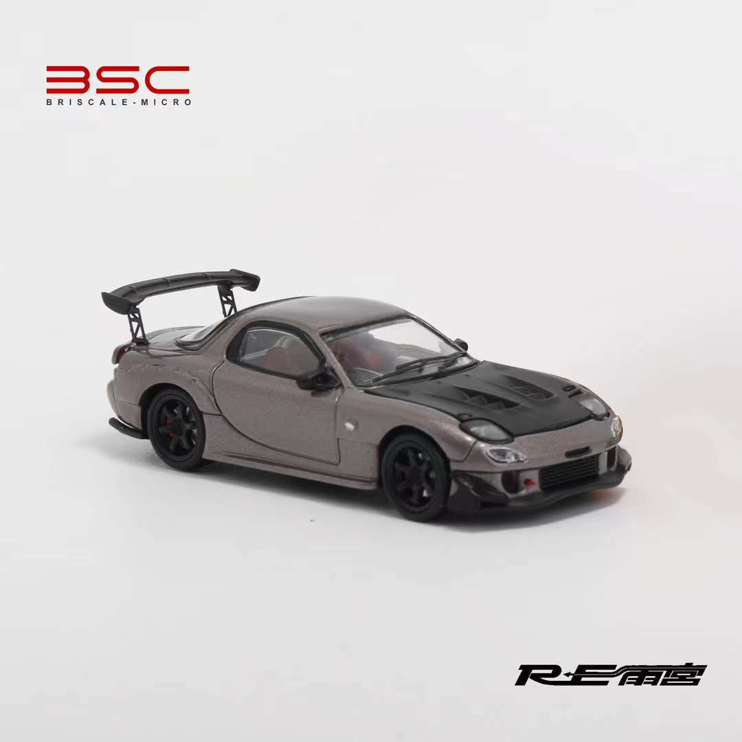 1/64 BSC Mazda RX-7 RX7 FD3S (Grey) Diecast Car Model