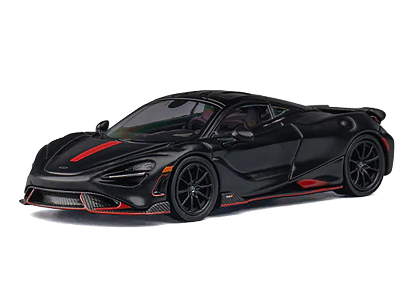 1/64 CM Model McLaren 765LT (Matte Black) Diecast Car Model