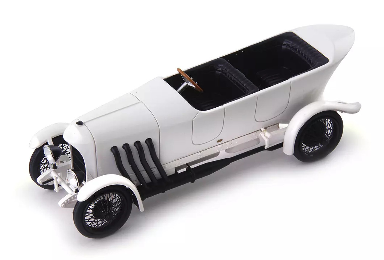 1/43 AutoCult 1909 Austro Daimler 22/86 PS "Prince Elias of Parma" (White) Car Model