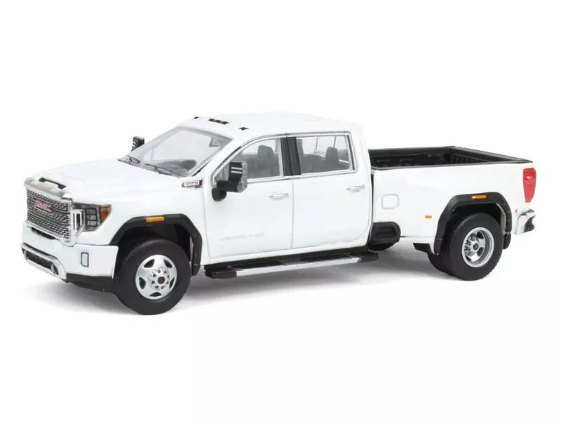Greenlight GMC sirrra 3500hd dually デナリ 1/64 Greenlight 2022 GMC Sierra 3500 Denali Dually (White) Diecast