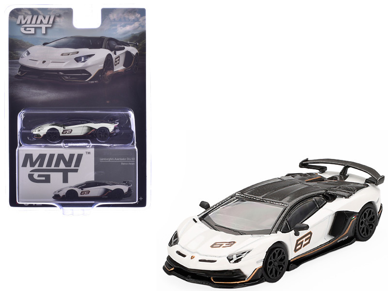 ミニカー MINI GT Lamborghini Aventador SVJ Road MINI GT 1/64 - LAMBORGHINI Aventador SVJ 63 Roadster - 2023