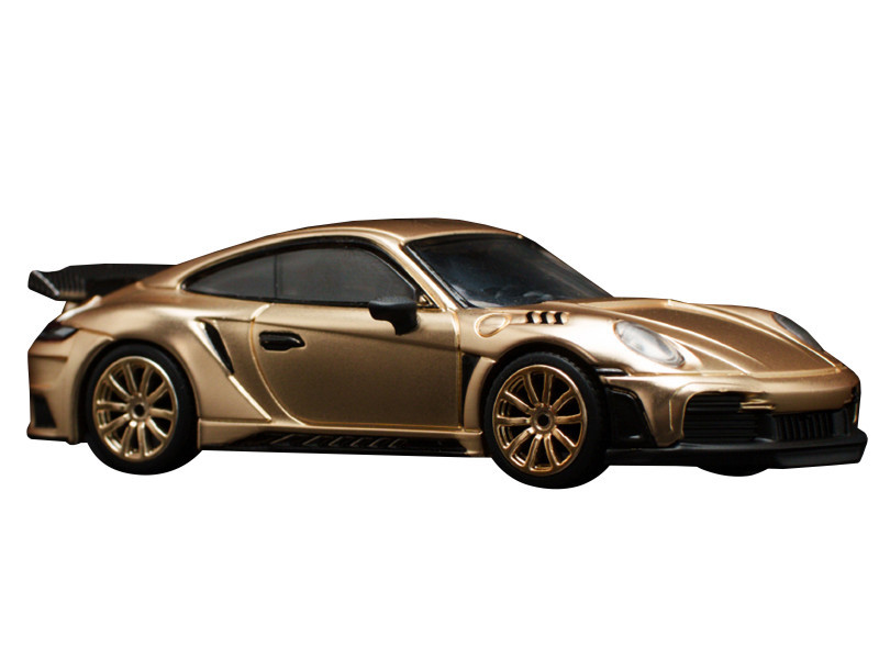 1/64 Poprace Porsche 992 Stinger GTR (Gold Metallic) Diecast Car