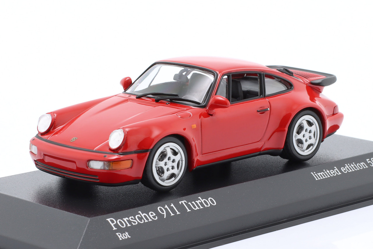 1/43 Minichamps 1990 Porsche 911 (964) Turbo (Red) Car Model