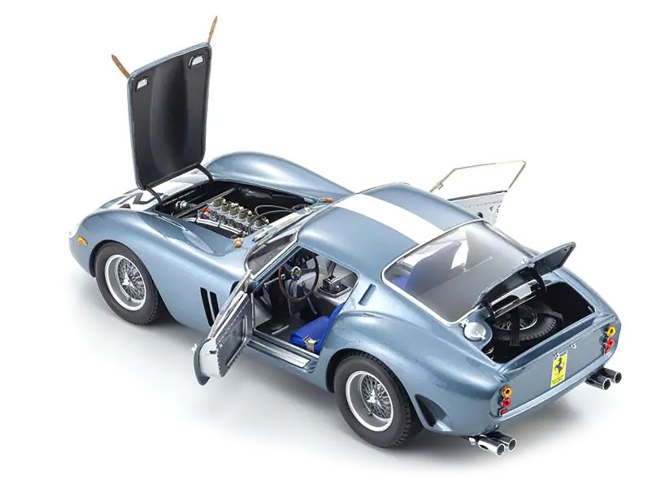 1/18 Kyosho 1962 Ferrari 250 GTO 1962 Sebring #24 (Blue) Diecast Car Model