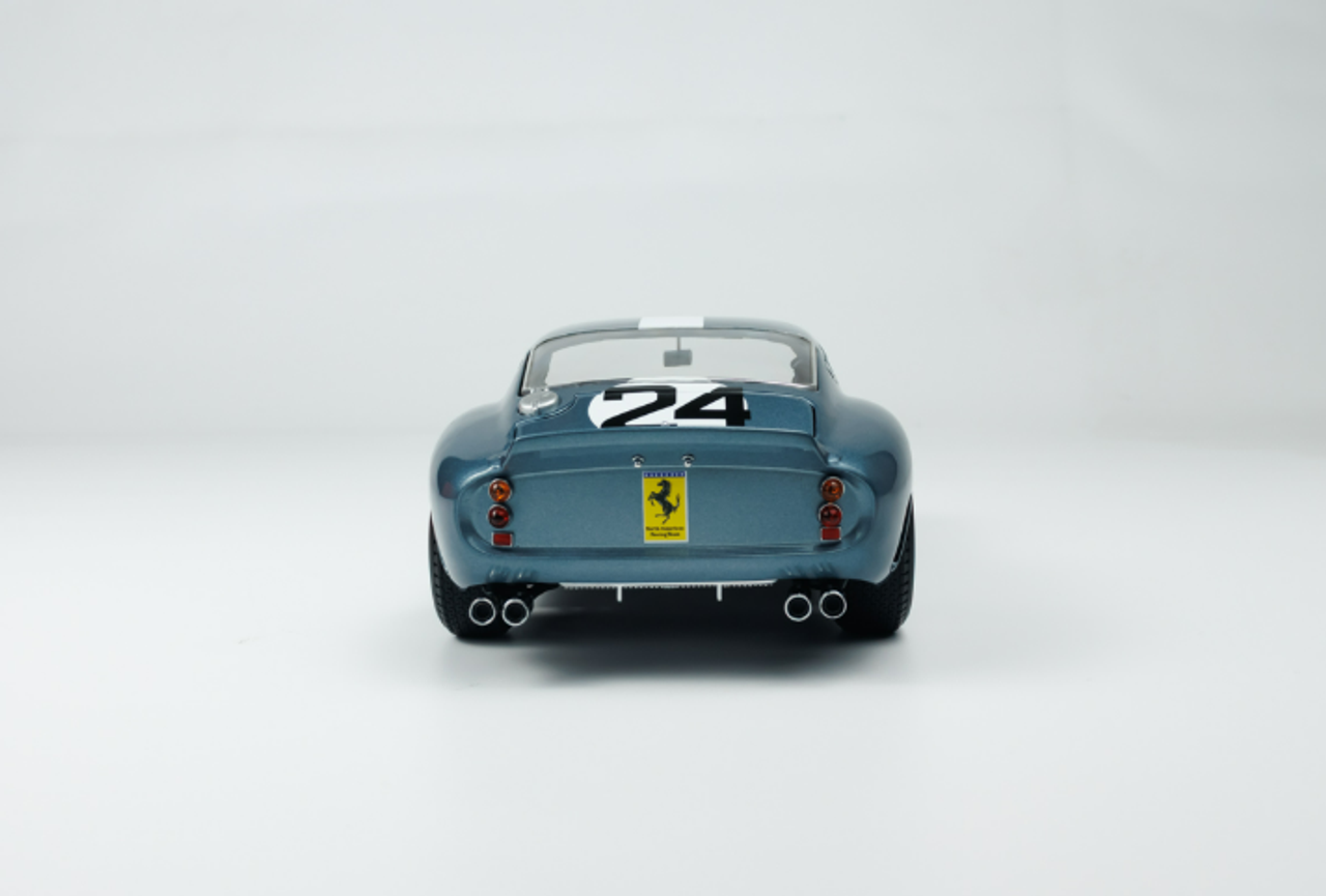 1/18 Kyosho 1962 Ferrari 250 GTO 1962 Sebring #24 (Blue) Diecast Car Model