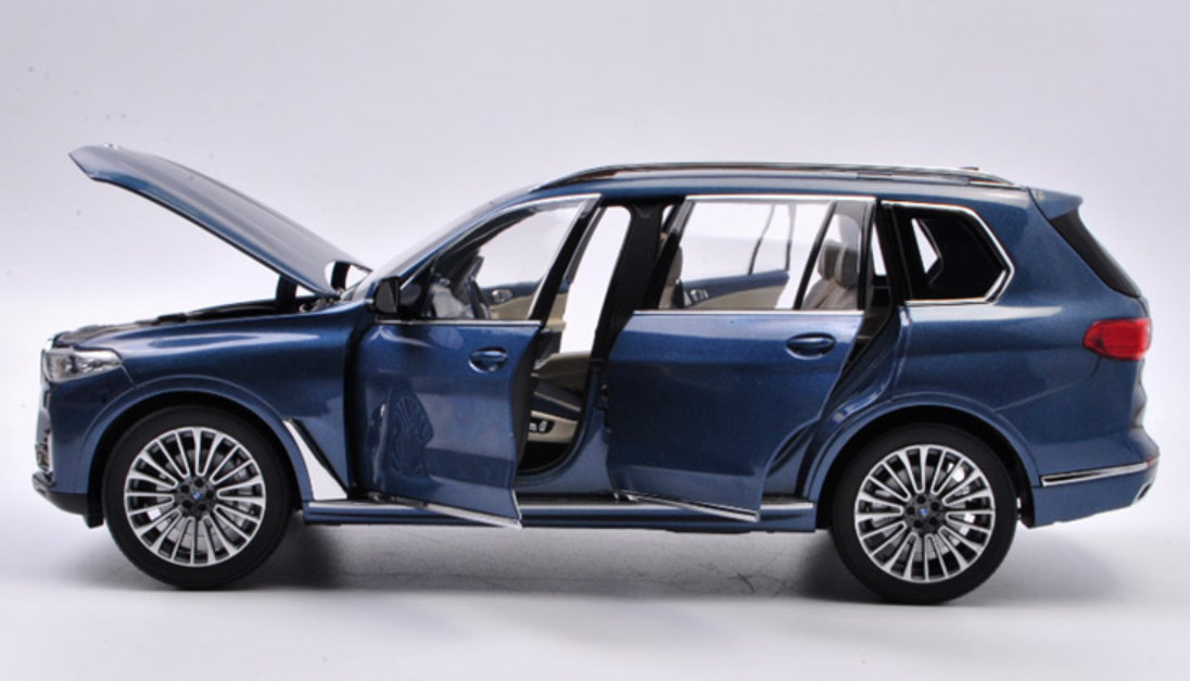 1/18 Dealer Edition BMW X7 G07 (Blue) Diecast Car Model - LIVECARMODEL.com