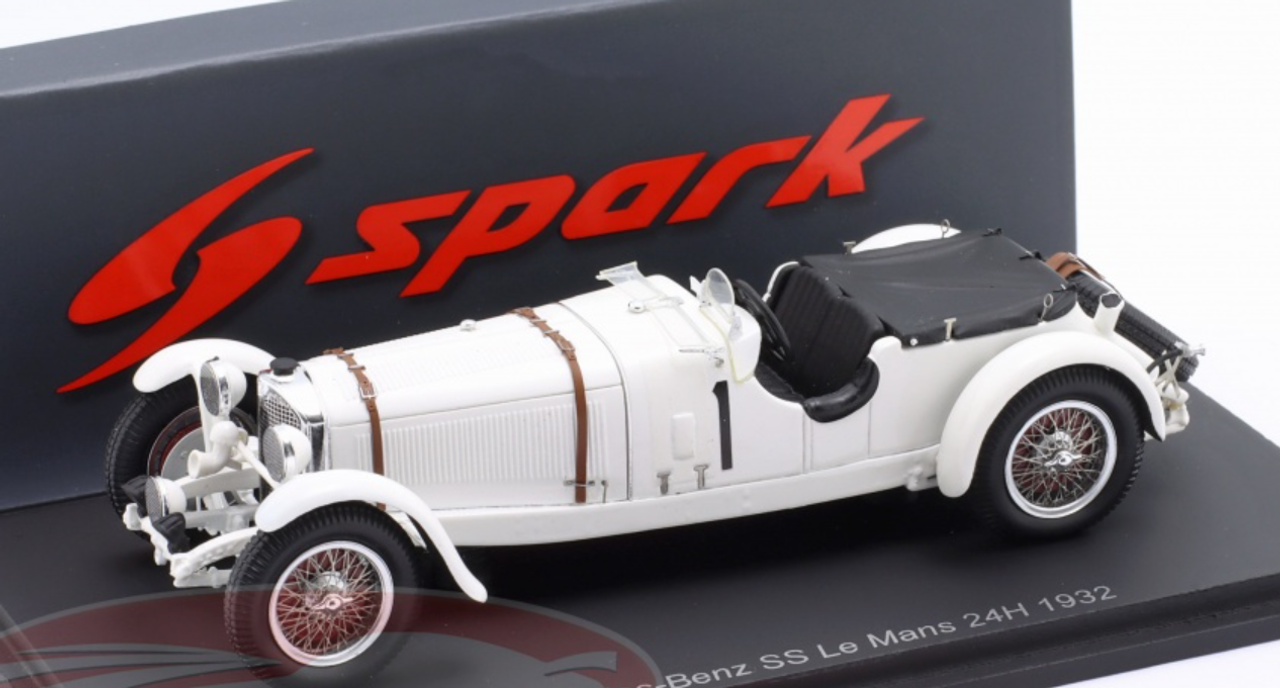 1/43 Spark Mercedes-Benz SS No.1 24H Le Mans 1932 M. Foucret - P. Foucret Car Model