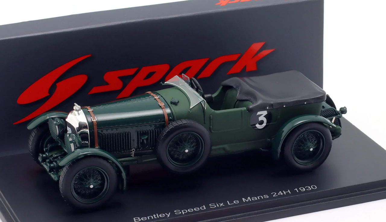 1/43 Spark Bentley Speed Six No.3 Le Mans 24H 1930 S. Davis – C. Dunfee Car Model