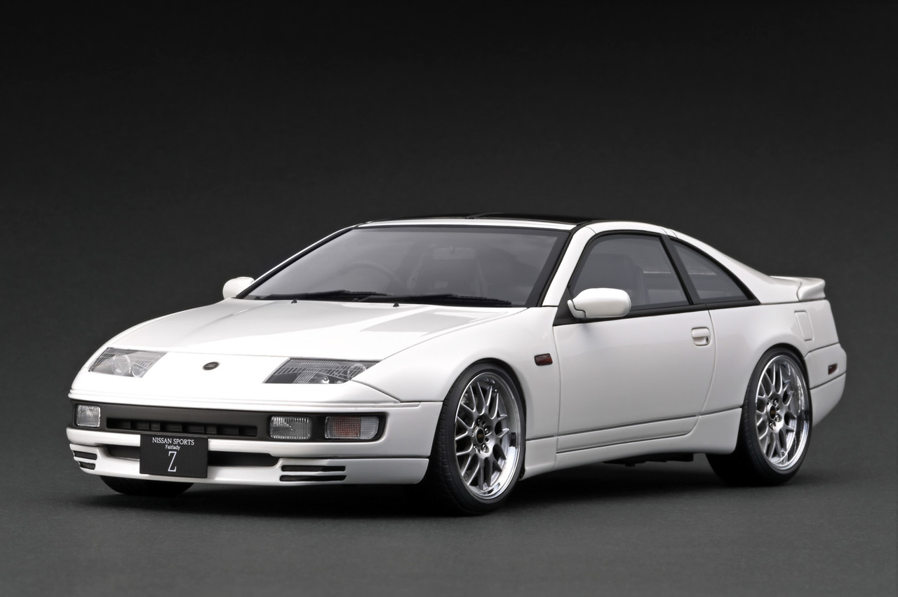 Modellino Ignition Model IG3424 – Nissan Fairlady Z (Z32) 2by2 Scala 1/18, Bianca JDM