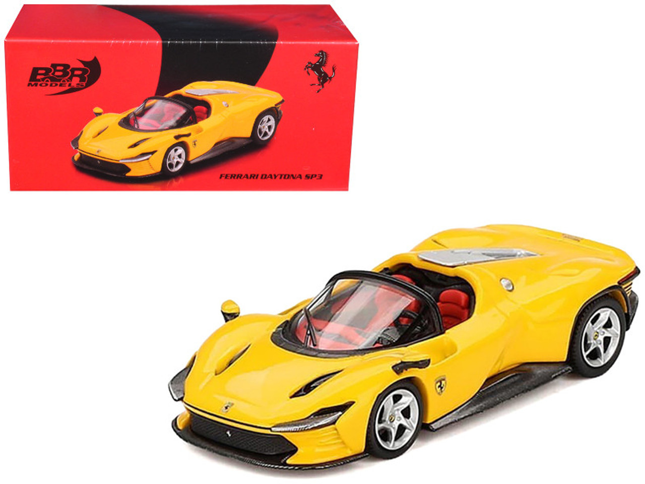1/64 BBR Ferrari Daytona SP3 (Giallo Modena Yellow) Car