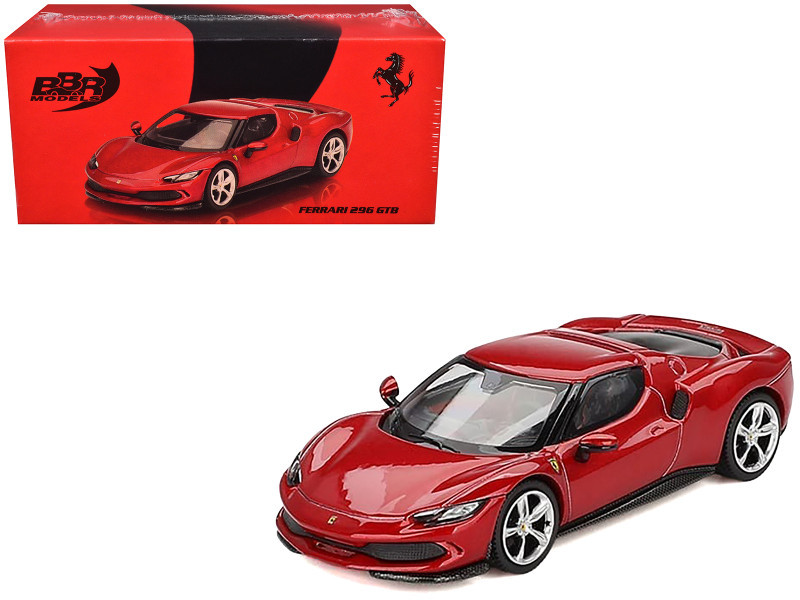 1/64 BBR Ferrari 296 GTB (Rosso Imola Red) Car Model