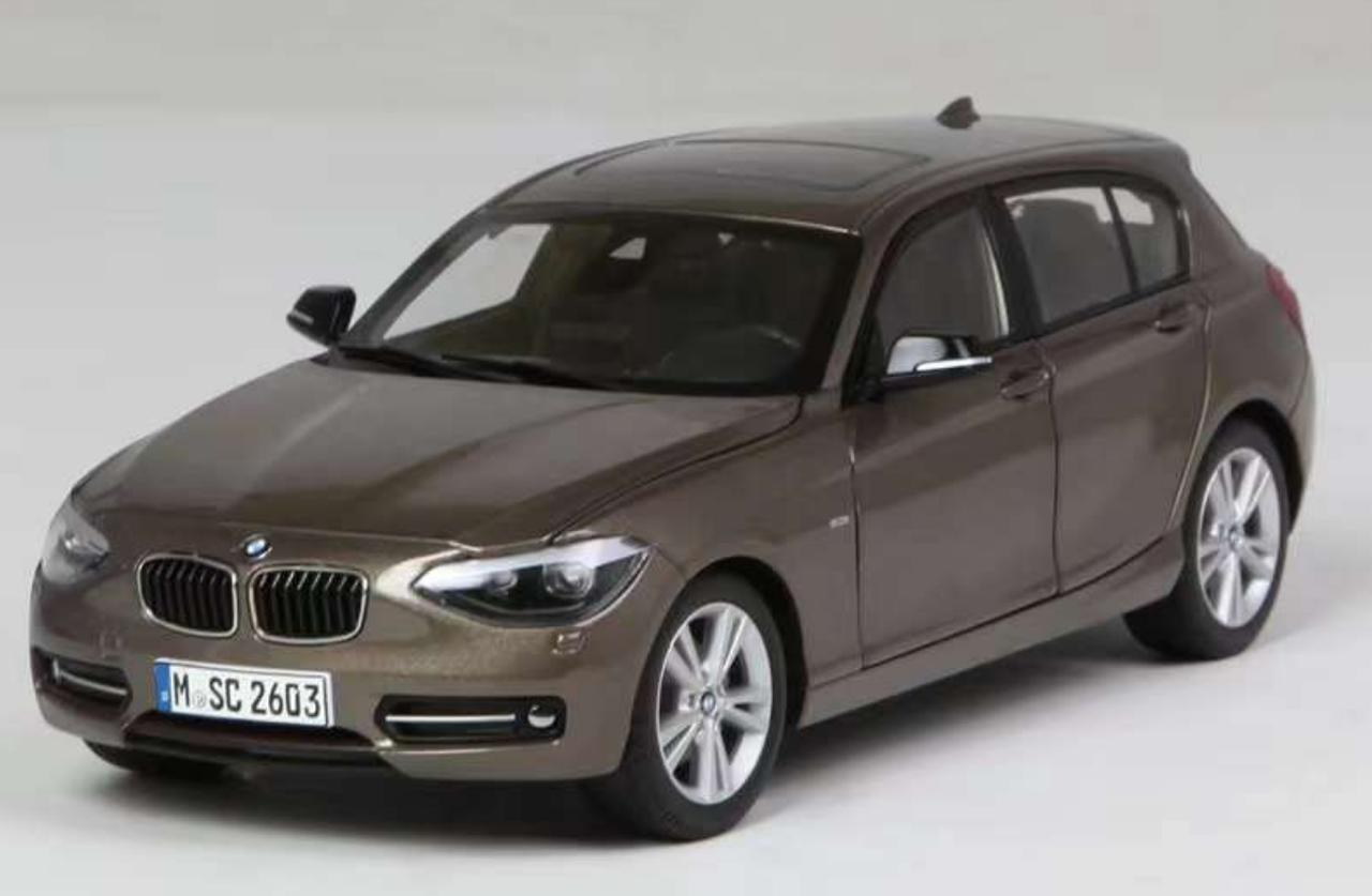 PARAGON パラゴン BMW 1シリーズ 1series F20 1/18 1/18 Paragon BMW F20 1 Series 125i (Brown) Diecast Car Model