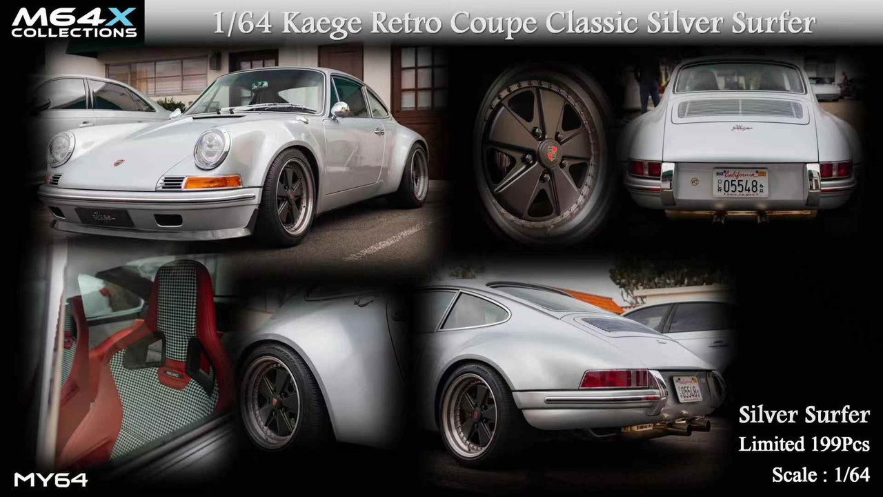 オーダー 1/64 M64X & MY64 Porsche 911 993 901 F Model Kaege Retro Coupe