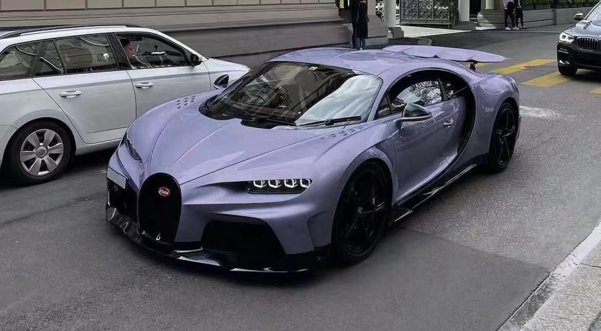 1/18 HH Model Bugatti Chiron SS (Iris Purple) Resin Car Model