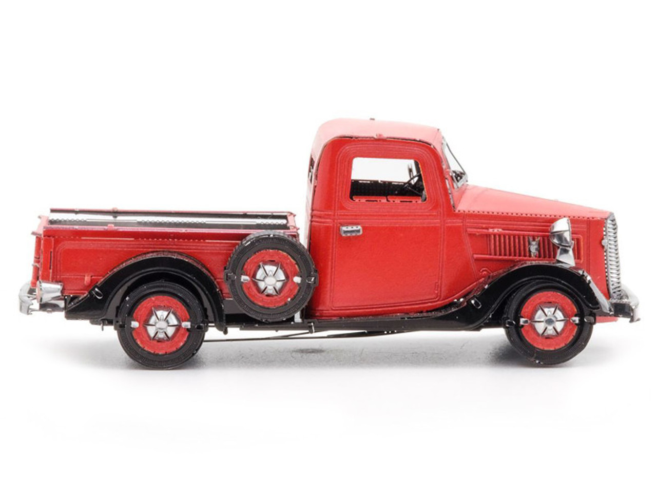 Ｎｏ．3 Model Kit 1937 Ford Pickup Truck Red and Black (Moderate