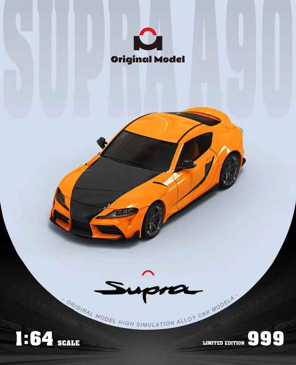 TIMEMICRO ABC Real 80スープラ　Orange 64/1 TIME MICRO 1:64 Supra A80Z Fast & Furious Paul painting