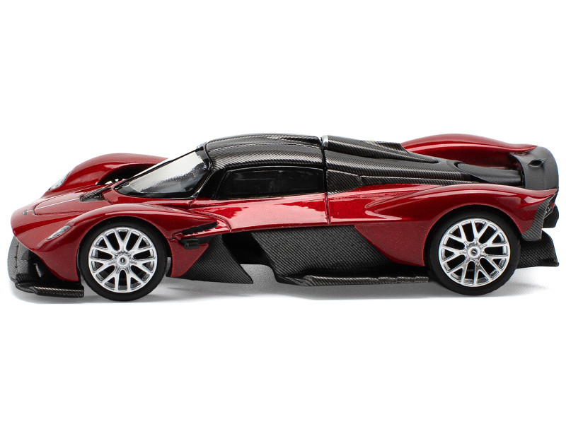 1/64 Poprace Aston Martin Valkyrie (Supernova Red) Diecast Car
