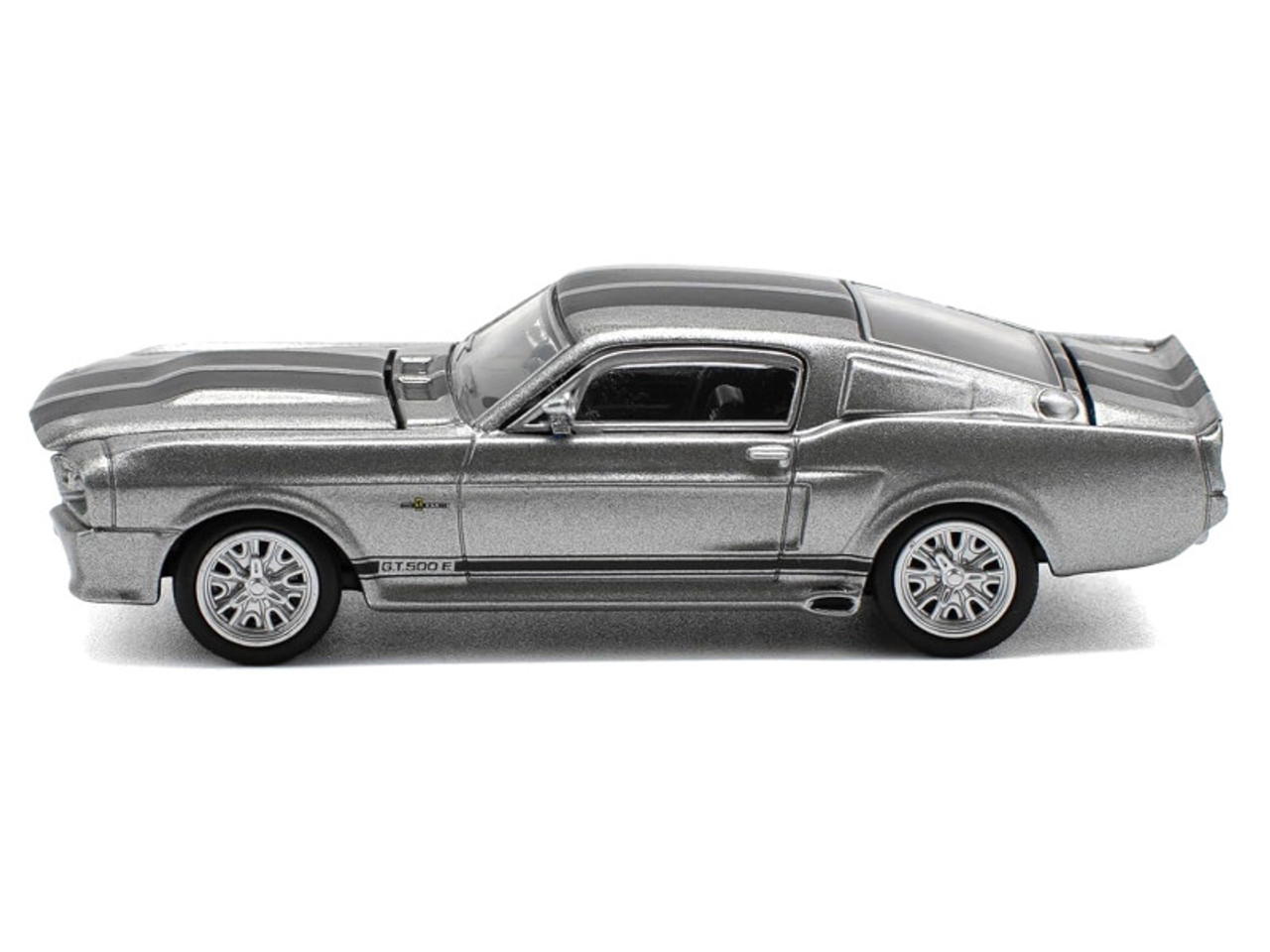 auto world 1967 Shelby GT500 ダイキャストモデル 1967 SHELBY MUSTANG GT500 - GREY/BLACK (ミニカー) - ホビー
