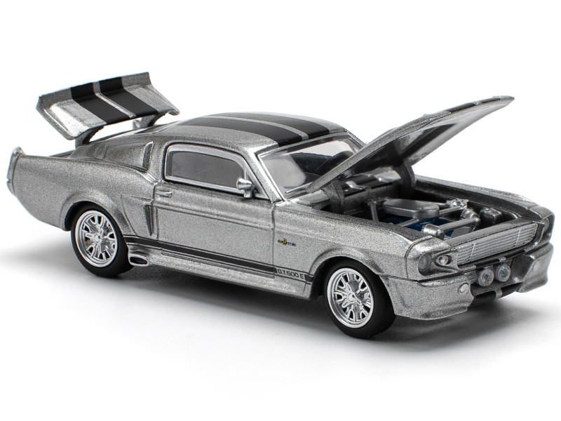 1/64 Poprace 1967 Ford Shelby Mustang GT500 (Grey with Black