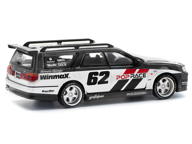 Ｋ＆Ｋ 1/64 Poprace Nissan Stagea Simon's Garage #62 Diecast Car Model